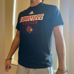 Black Louisville Mens soccer T-shirt